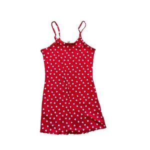 Red Heart Print slip